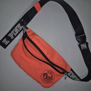 PINK Victoria's Secret Orange Crossbody Bag